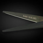 Chisai 6" Matte Black Hair Cutting Scissors (6.0 Inches)