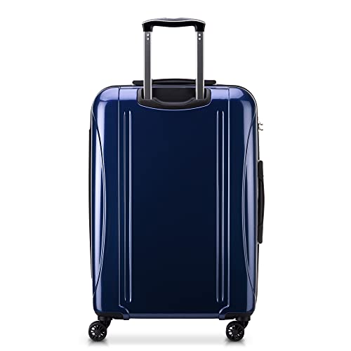 Helium Aero Hardside Expandable Luggage with Spinner Wheels (Blue Cobalt / Checked-Medium 24 Inch)