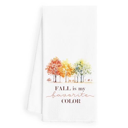 Fall Decor Kitchen Towels (Fall Color)