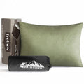 Memory Foam Travel Pillow (M-17.7 Inch x 13.8 Inch / Green)