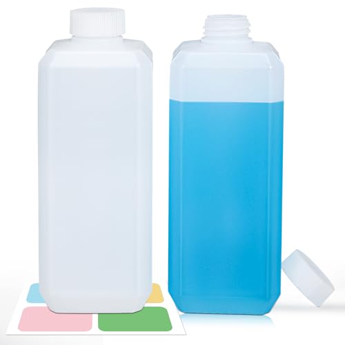 18oz Leak Proof Plastic Bottles with Caps (Translucent / 18oz)