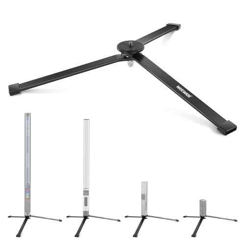 Metal Mini Tripod Base for TL120C TL60 CL124 Tube Light Wand Stick (CTN5)