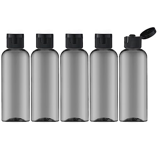 3.4 oz Travel Bottles for Toiletries (Black)