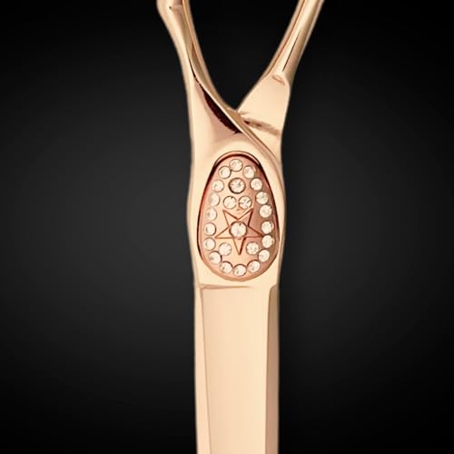 Gold Hair Scissors for Professional Hairdressers (Set of Hair Shears)