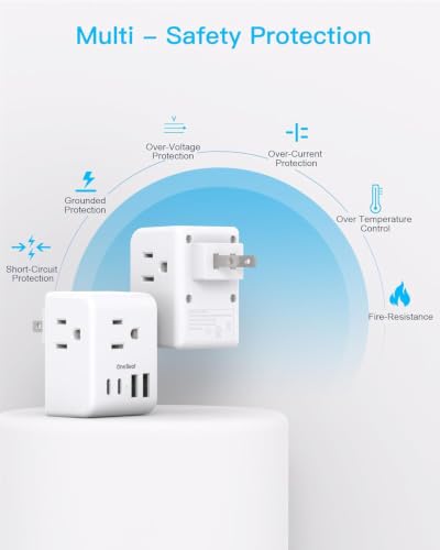 2 Pack US to Japan Plug Adapter