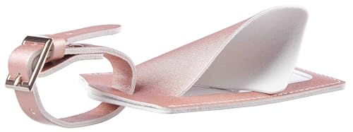 12 Pack Leather Luggage Tags for Suitcases Travel Tag (Rose Gold)