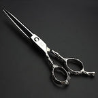 6 Inch Hair Cutting Scissors for Left Hand Hair Cutting Scissors Set (Flat Scissors 6 Inch-A)