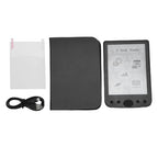 6 Inch E Reader Digital Reader Electronic Book Reader with 800x600 High Resolution Screen Multifunctional Navigation Buttons for PDF EPUB TXT DOC FB2 MOBI (16GB / 16GB)