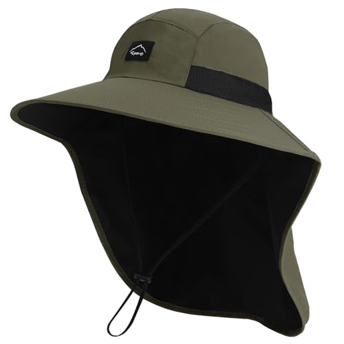 Outdoor Sun Hat for Men Women (1pack-army Green)