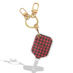 Keychain Case Compatible with Apple AirTags (Pickleball Raspberry)