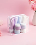 Travel Size Toiletries 8 Pack (3oz bottle 1oz jar / Lavender)