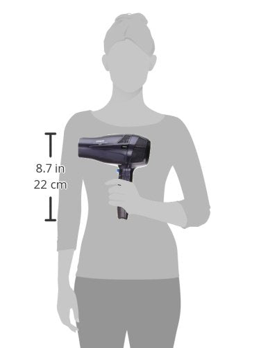 Conair Cord-Keeper Dryer with Folding Handle and Retractable Cord,1875W Travel Hair Dryer,Ionic Technology,Teal,(Pack of 4)