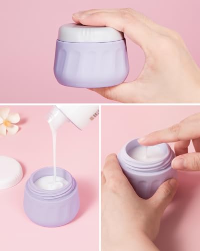 Travel Size Toiletries 8 Pack (3oz bottle 3oz jar / Lavender)