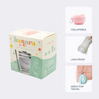 Collapsible Cup with Reusable Straw (Pink)