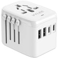 Universal International Power Travel Plug Adapter (White)
