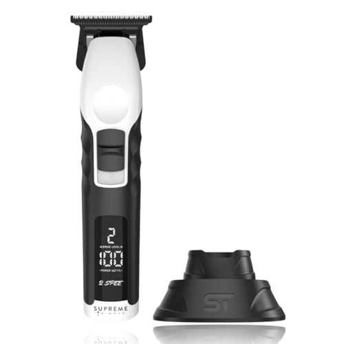 2Spee ST622 Cordless Beard & Hair Trimmer for Men (White)