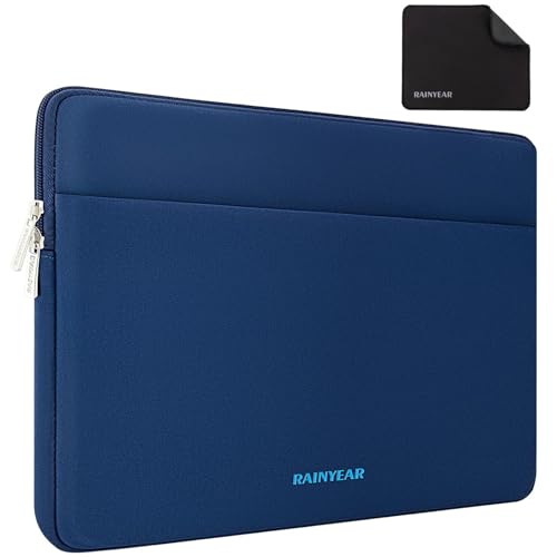 RAINYEAR Laptop Sleeve Case 15.6 Inch (15.6 inch / Navy Blue)