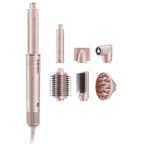 7-in-1 Air Multi-Styler & Hair Dryer Brush with Auto-Wrap Curlers (Pink)