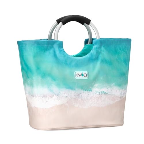 Loopi Large Waterproof Beach Tote Bag (High Tide)