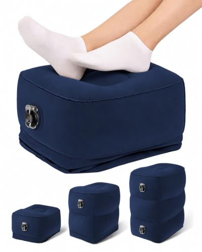 Inflatable Travel Foot Rest Pillow