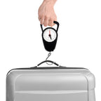 Luggage Weight Scale with Hook (White & Black)