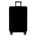 Travel Luggage Cover Suitcase Cover Protector Skins 18 (Pure Black / S (for 18--20 inch luggage))