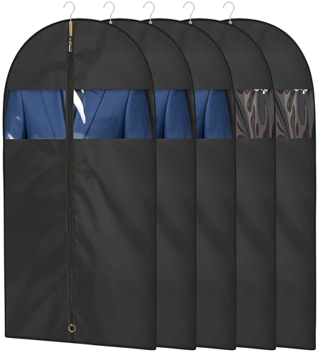 43" Suit Bags for Closet Storage and Travel (43''- 5 Pack)