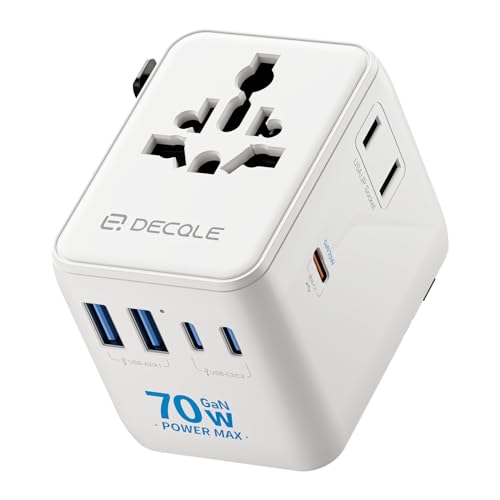 Pro” Universal Travel Adapter 3 USB (3C+2A 70W / White)