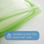 Premium Reusable Silicone Sandwich Bag (Tie Dye Blue / Single)