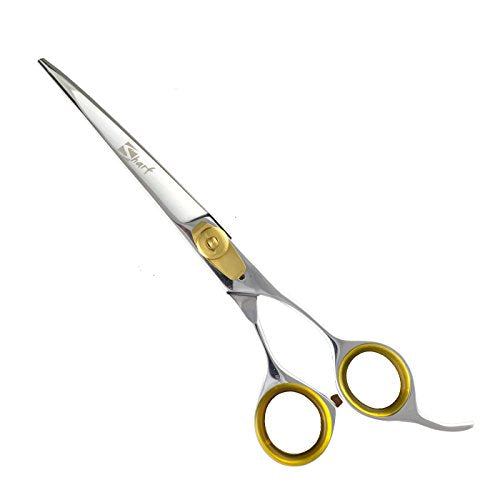 Gold Touch Pet Grooming Shear (Curved Scissors - Blunt Tip / 8.5 inches)
