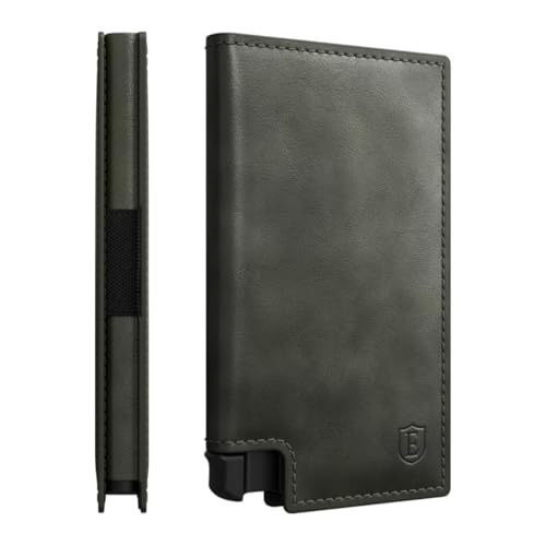 Parliament Pop Up Leather Wallet for Men (Juniper Green)