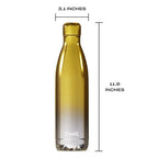 Stainless Steel Water Bottle (25 Ounces / Yellow Gold Ombre)