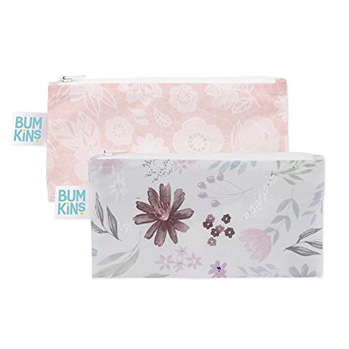 Reusable Snack Bags (F1 Floral & Lace-Sm)