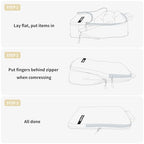 Compression Packing Cubes for Travel (Vanilla Cream / 6PCS)