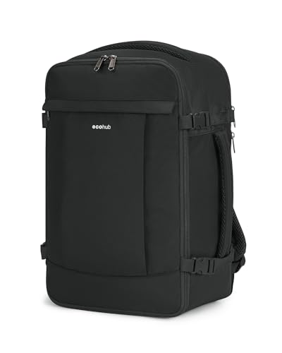 17'' Travel Backpack Airlines Approved Personal Item Carry On Bag Black (Black / 17 inch underseat)