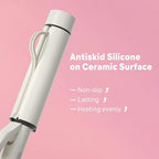 1.5 Inch Extra Large Curling Wand for Long Hair (White)