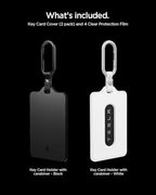 Key Card Holder for Tesla Model Y (Black & White)