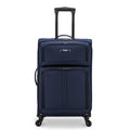 Anzio Softside Expandable Luggage with Spinner Wheels (Navy / 26-Inch Medium)