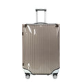 Clear PVC Suitcase Cover Protector (S / Clear Gray)