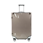 Clear PVC Suitcase Cover Protector (S / Clear Gray)