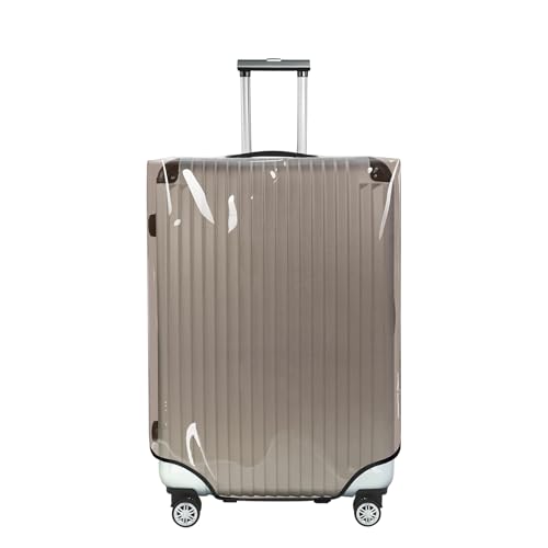 Clear PVC Suitcase Cover Protector (S / Clear Gray)