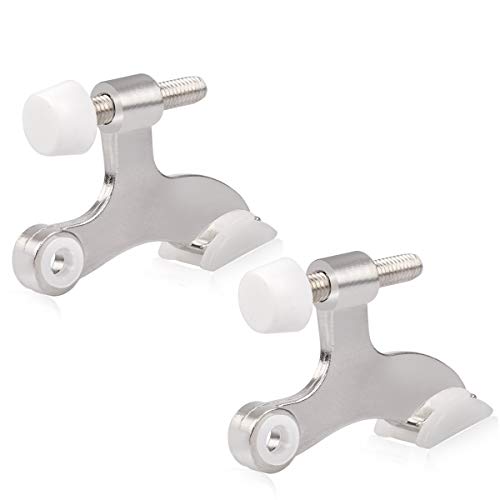2 Pack Hinge Pin Satin Nickel Door Stopper (2 Pack / Satin Nickel)