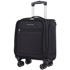Underseat Carry On Luggage with Wheels (Black / Basic Underseat)