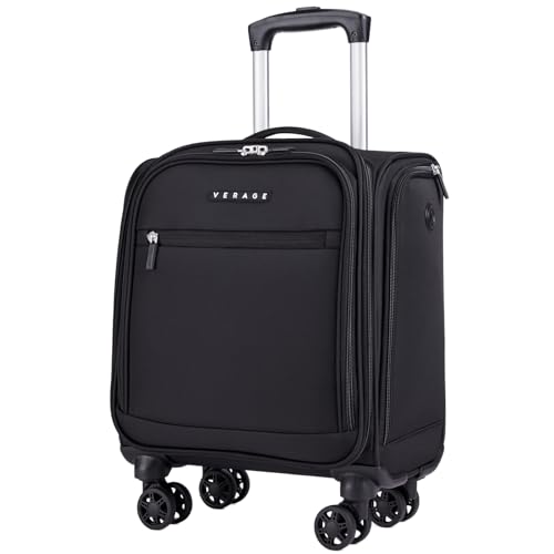 Underseat Carry On Luggage with Wheels (Black / Basic Underseat)