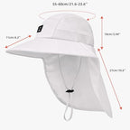 Outdoor Sun Hat for Men Women (1pack-white)