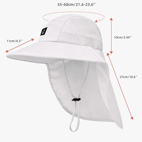 Outdoor Sun Hat for Men Women (1pack-white)