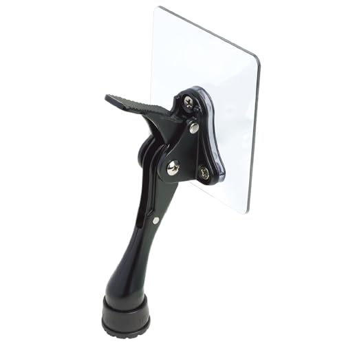 1 Stopper 4 in Black No Drill Adhesive Door Stopper for Dorm (Black / 4 INCH X 1 PACK)