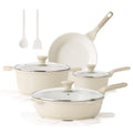 Nonstick Ceramic Cookware Set (Antique White)