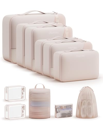 Packing Cubes for Travel (01 Cream)