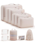 Packing Cubes for Travel (01 Cream)